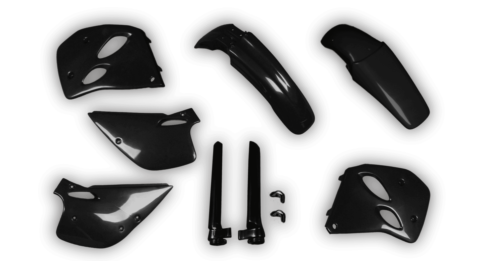 Plastics Kit - KTM - EXC EXC-F / XC-W XCF-W - 1993-1997 2-Stroke - Full Kit - Black