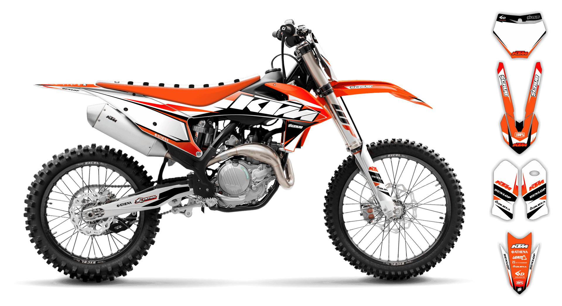 Graphics Kit - KTM - FREERIDE - 2012-2016 - K1 - ST