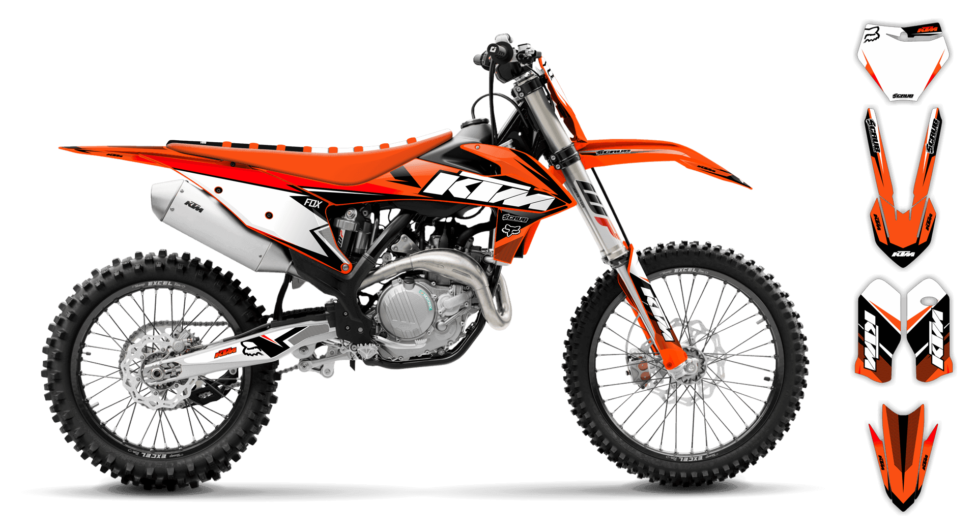Graphics Kit - KTM - FREERIDE - 2012-2016 - K14 - ST