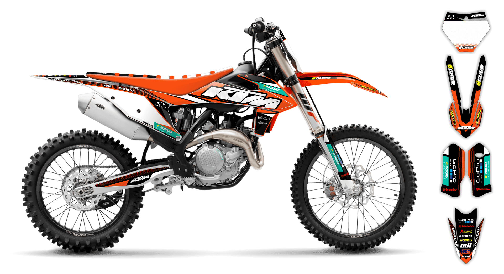 Graphics Kit - KTM - FREERIDE - 2012-2016 - K11 - ST
