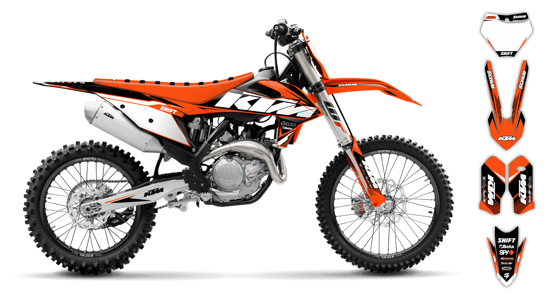 Graphics Kit - KTM - FREERIDE - 2012-2016 - K2 - ST