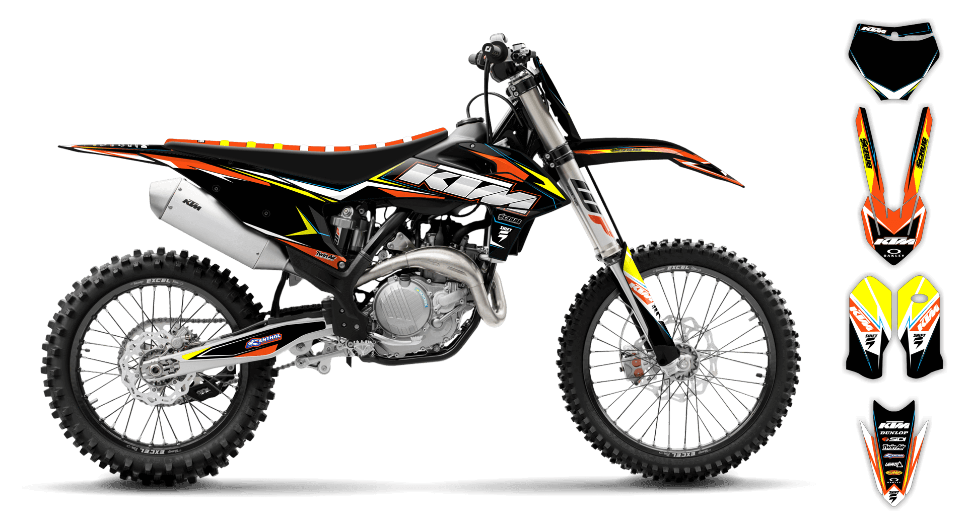 Graphics Kit - KTM - FREERIDE - 2012-2016 - K4 - ST