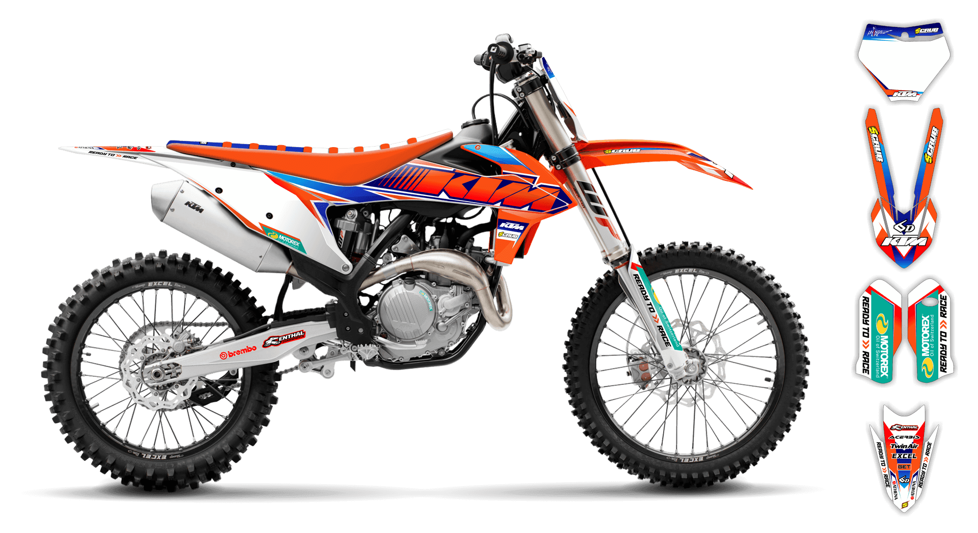 Graphics Kit - KTM - FREERIDE - 2012-2016 - K9 - ST