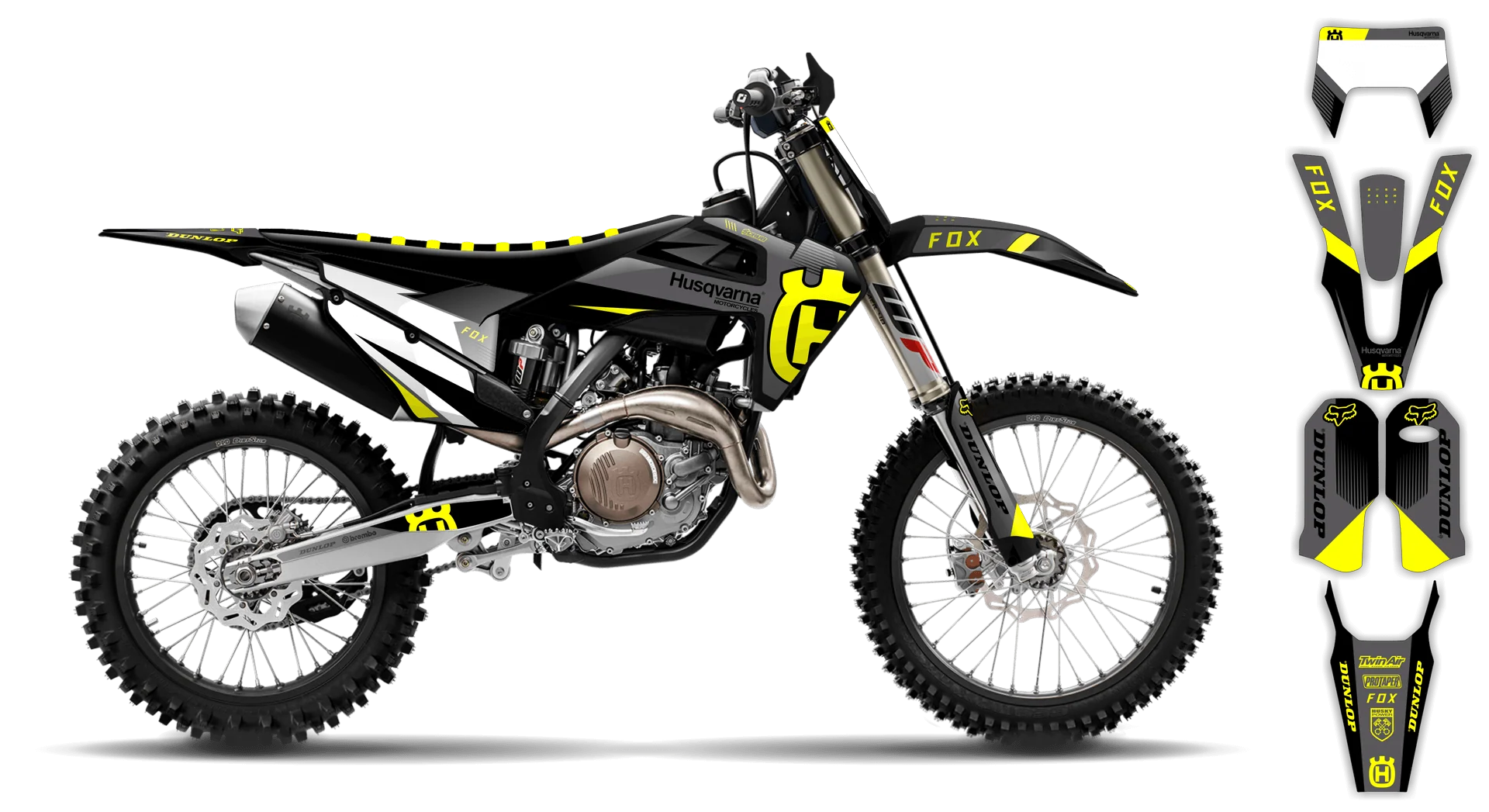 Graphics Kit - Husqvarna 14-> TE-FE Series - 2020-2023 - H-SE1057 - LE