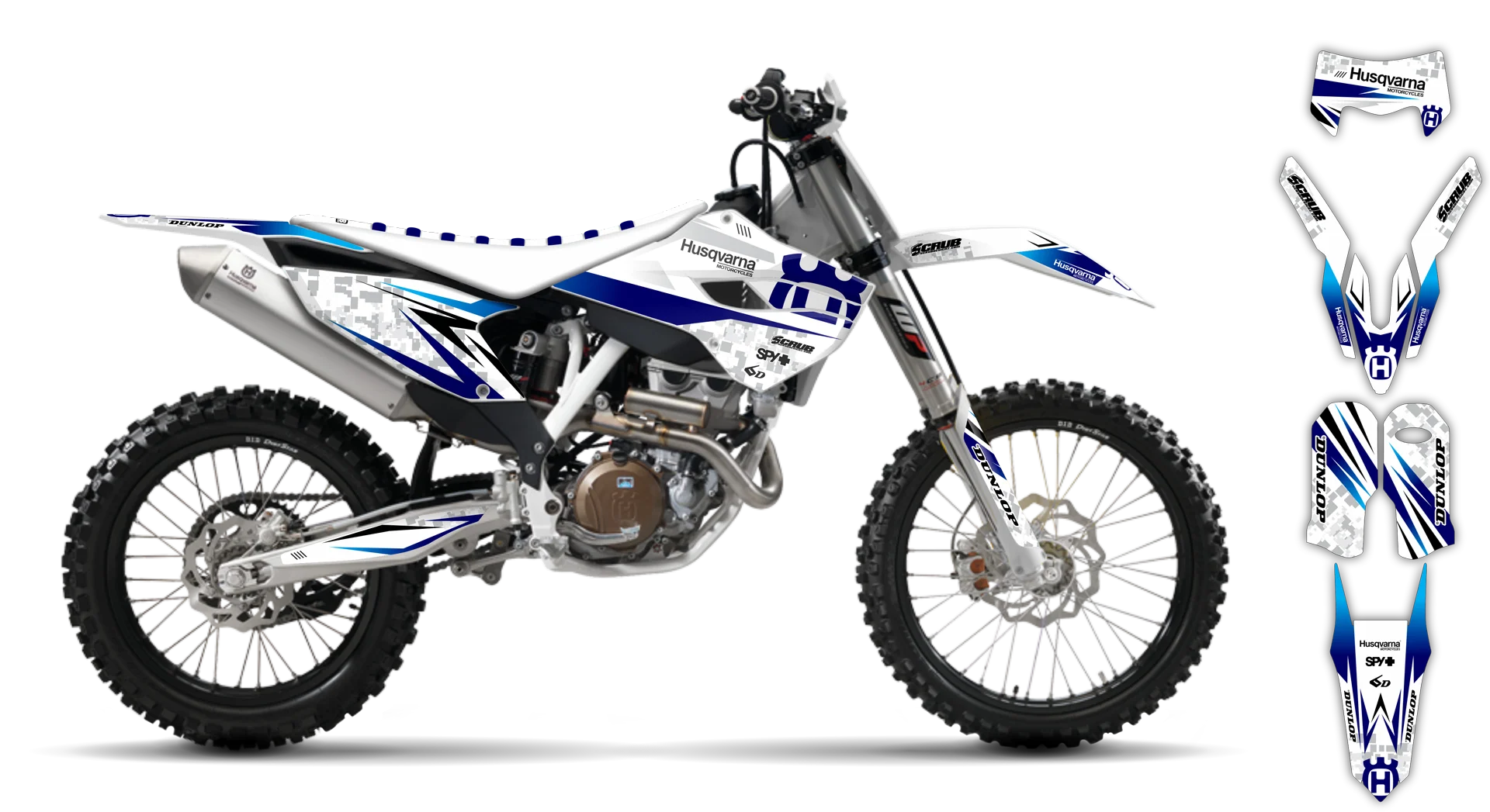 Graphics Kit - Husqvarna 14-> TE-FE Series - 2015 - H-SE1059 - R1
