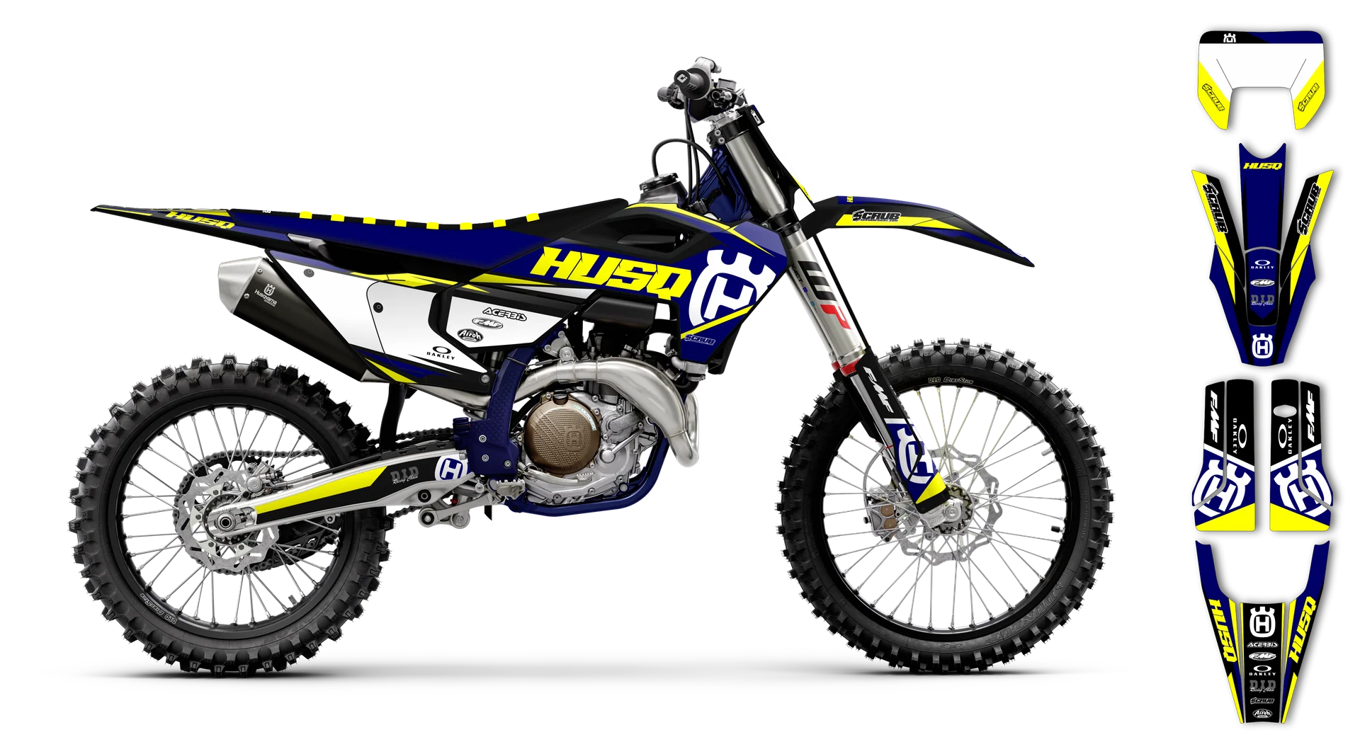 Graphics Kit - Husqvarna 14-> TE-FE Series - 2024 Heritage - H-SE1056 - R1