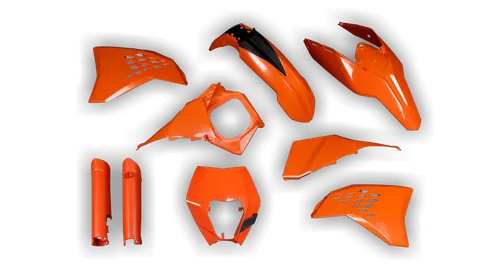 Plastics Kit - KTM - EXC EXC-F / XC-W XCF-W - 2008-2011 - Full Kit - Orange