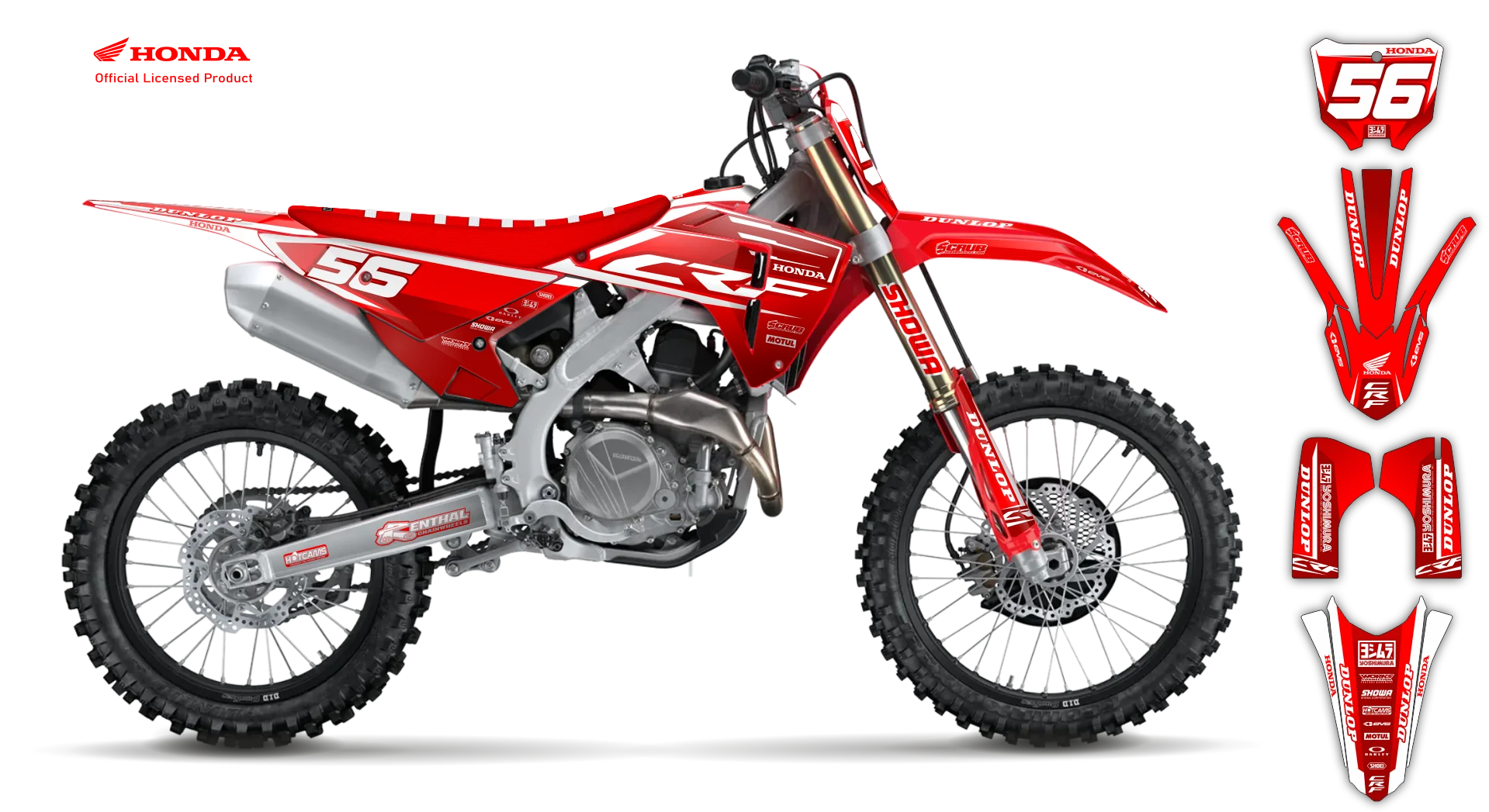 Graphics Kit - Honda - CR 125R - 2000-2001 - SE1138 - R1