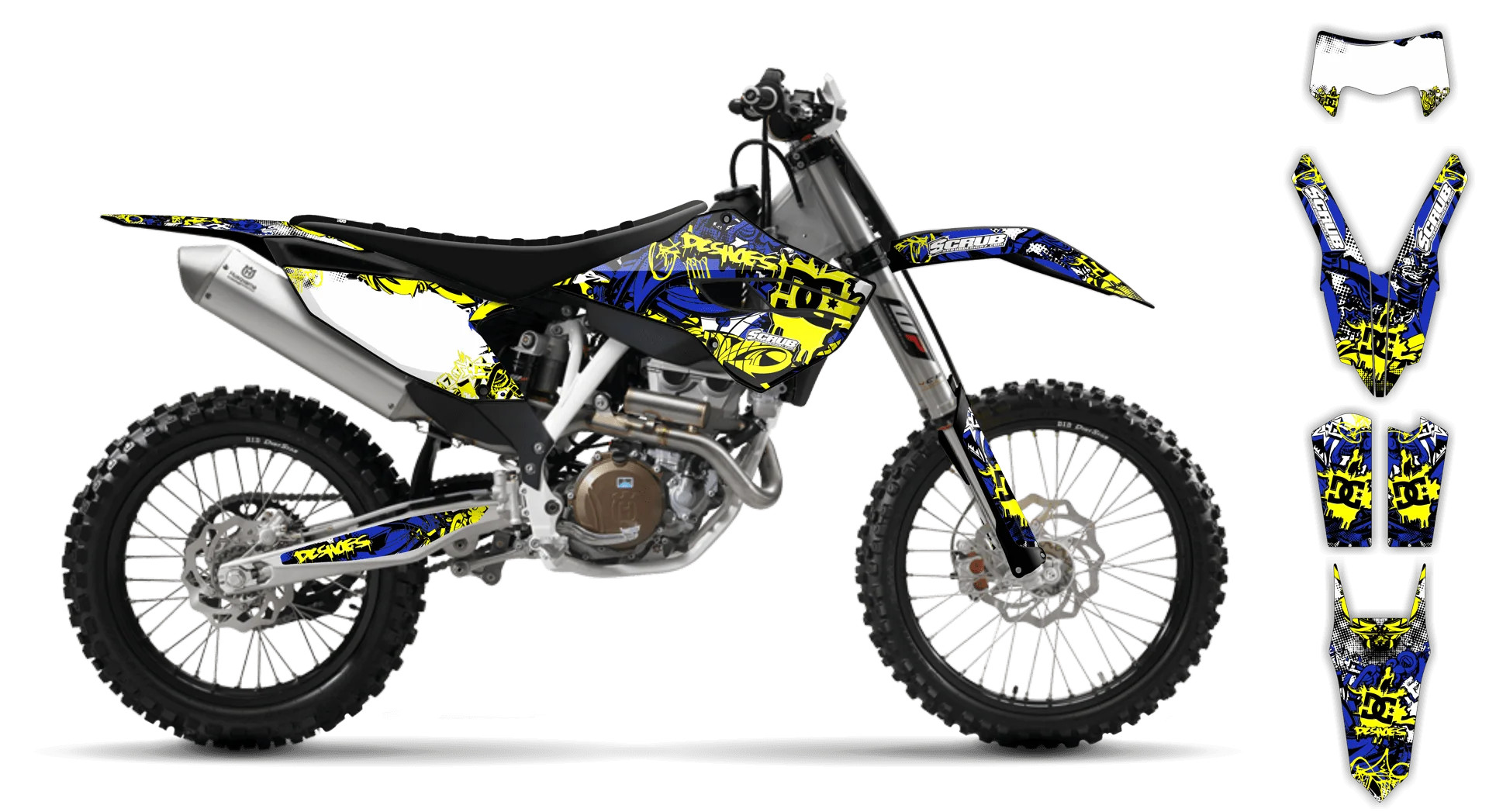 Graphics Kit - Husqvarna 14-> TE-FE Series - 2016 - Attack - R1