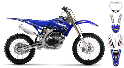 Graphics Kit - Yamaha - YZ450F - 2008-2009 - Factory Replica 3 - ST