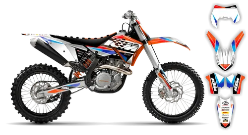 Graphics Kit - KTM - EXC EXC-F / XC-W XCF-W - 2008-2011 - K12 - ST