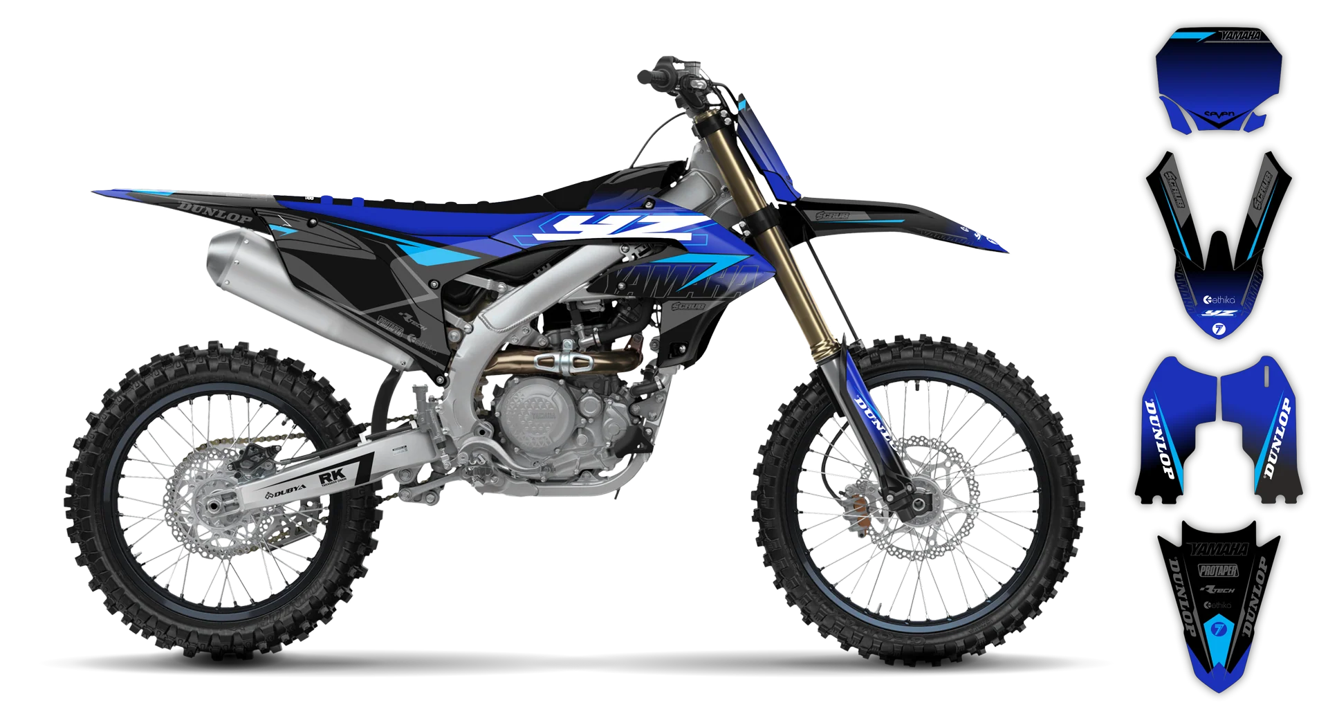 Graphics Kit - Yamaha - YZ450F - 2023-2025 - SE1086 - R3