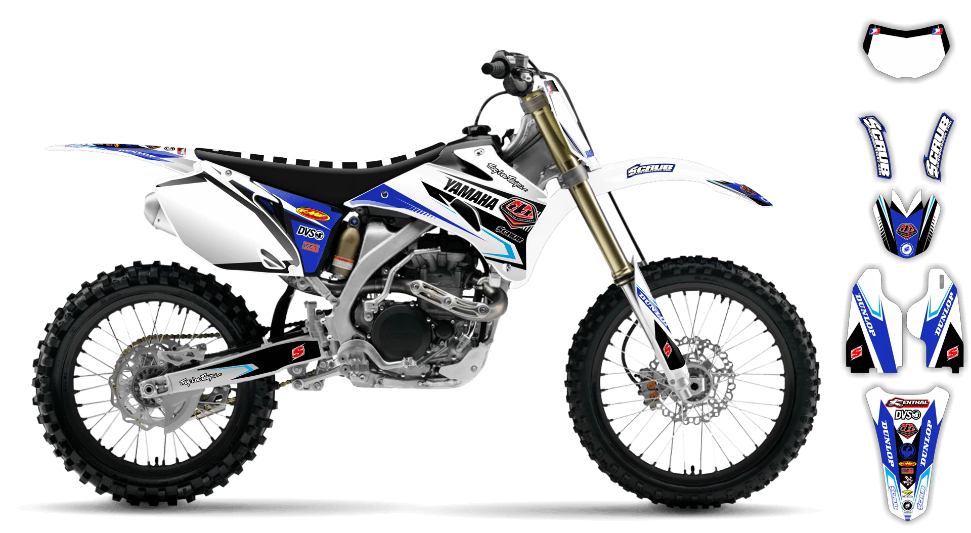 Graphics Kit - Yamaha - WR450F - 2007-2011 - SD Y1 - R1