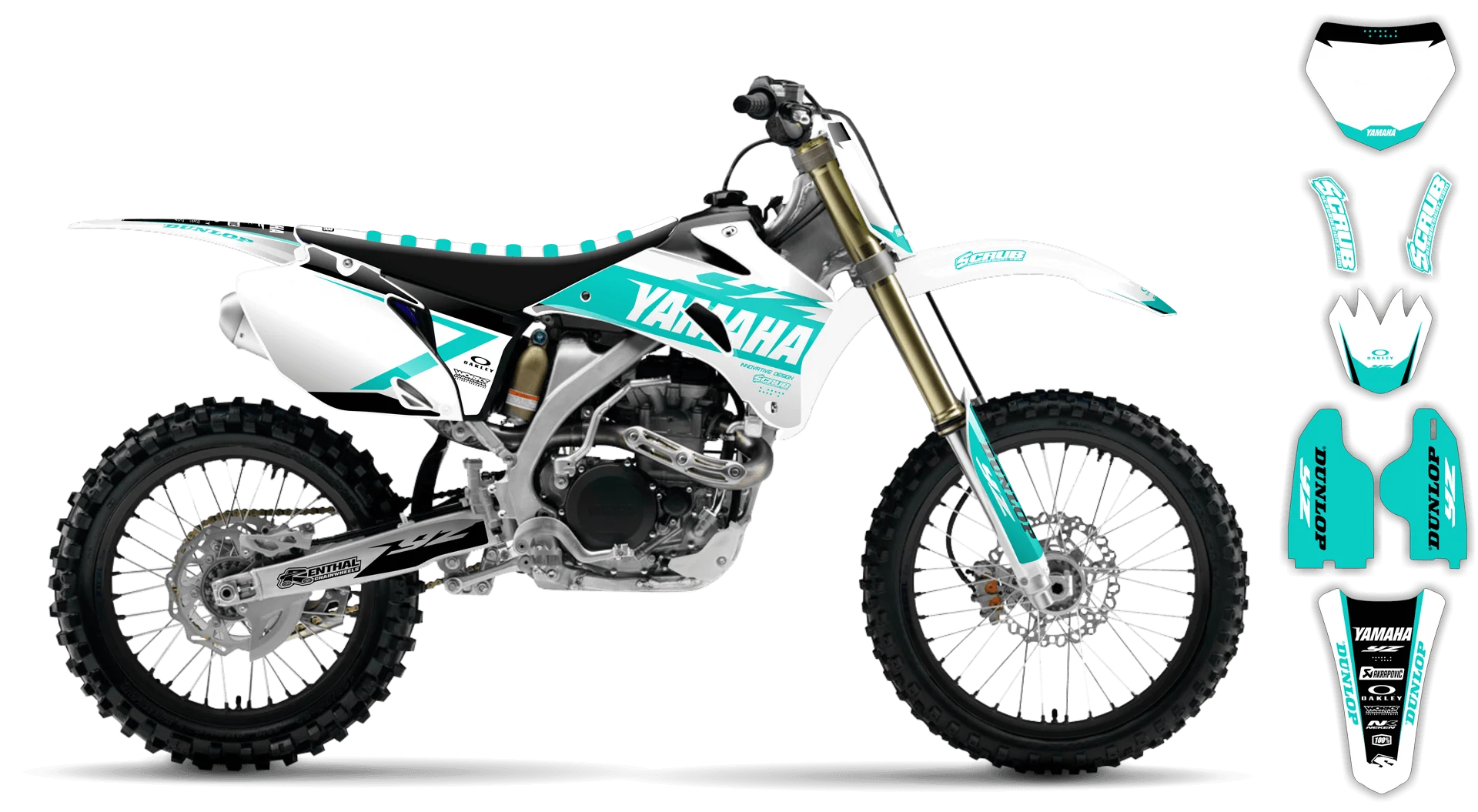 Graphics Kit - Yamaha - YZ250F - 2008-2009 - Corgis - R1