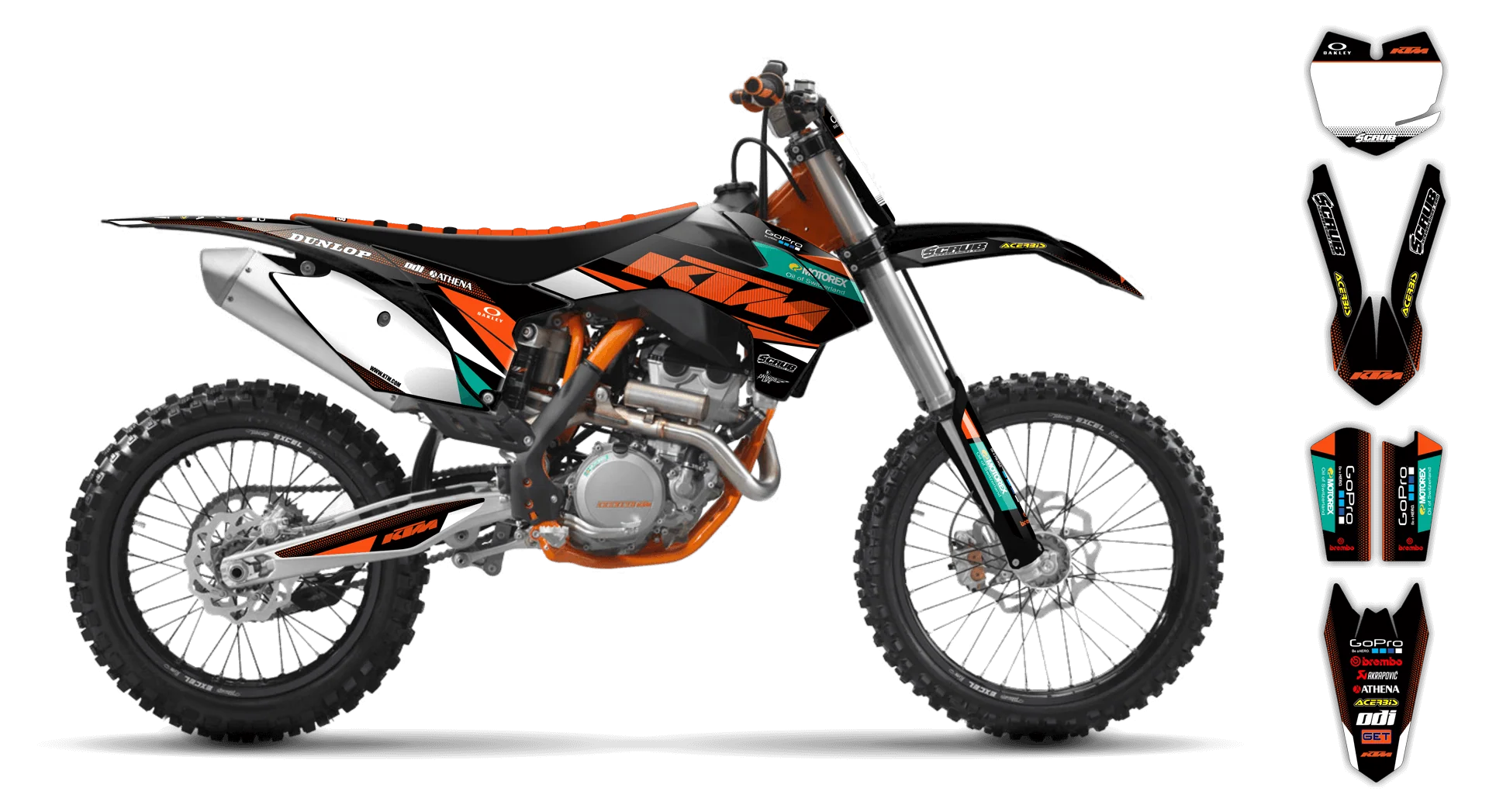 Graphics Kit - KTM - SX 85 - 2006-2012 - K11 - R1