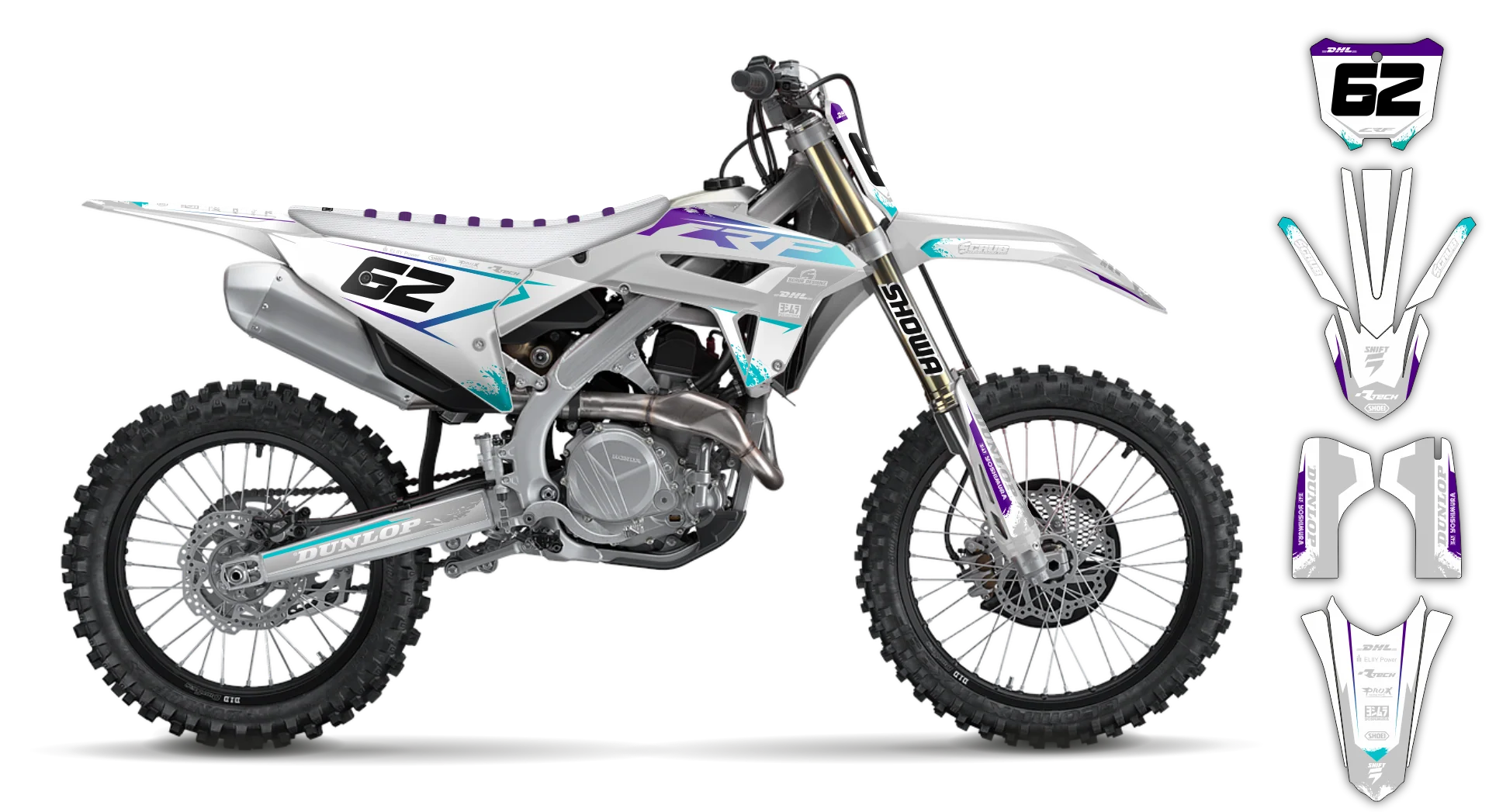 Graphics Kit - Honda - CRF 450R - 2022-2024 Restyle - Esh - LE