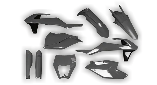 Plastics Kit - KTM - EXC EXC-F / XC-W XCF-W - 2017-2019 - Full Kit - Nardo Grey
