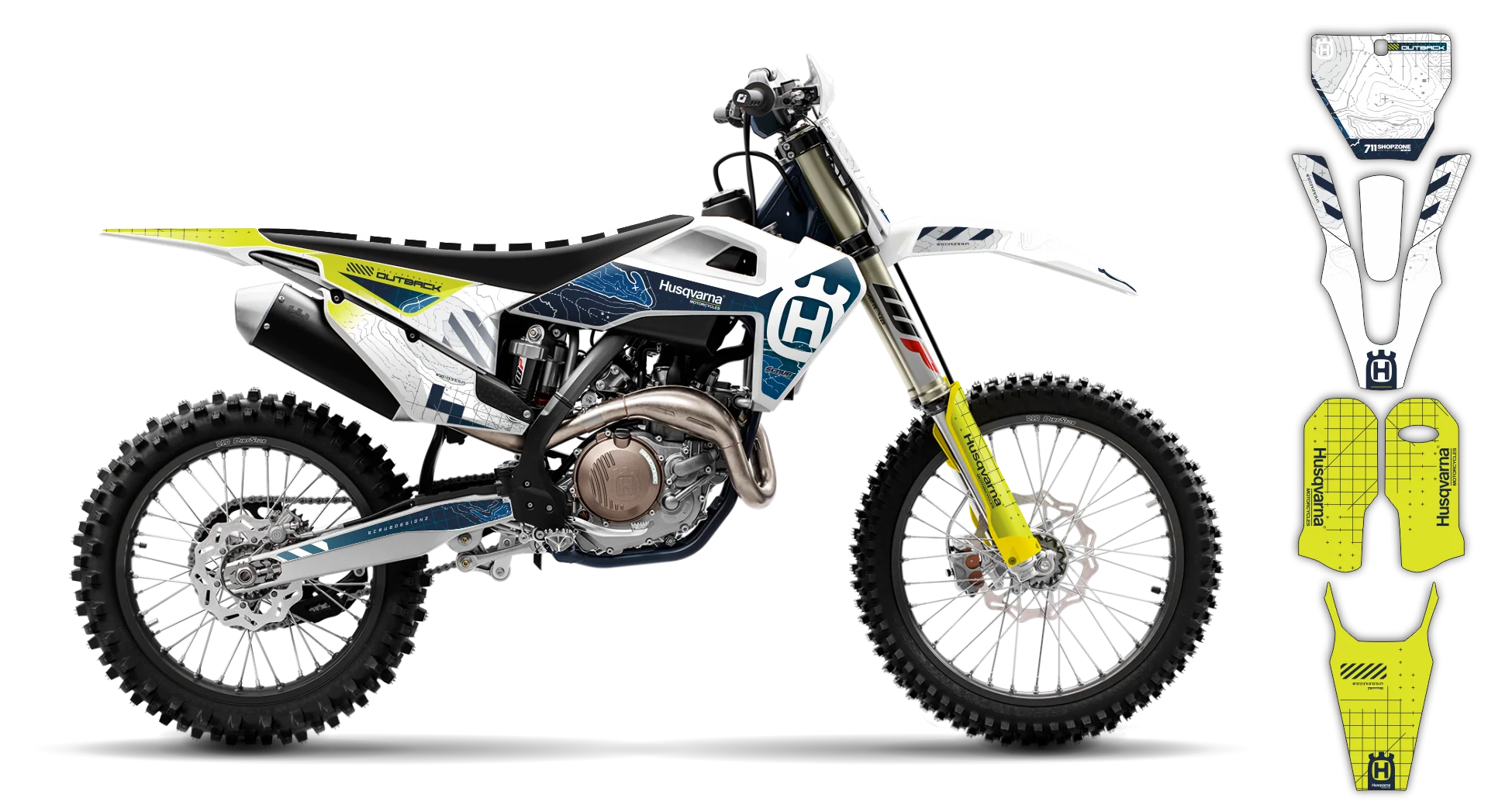 Graphics Kit - Husqvarna 14-> TC-FC-FX Series - 2019-2022 - Outback - ST