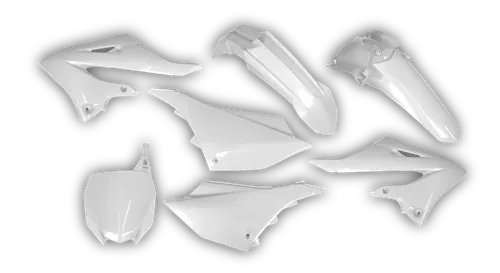 Plastics Kit - Yamaha - YZ 125 - 2022-2025 - Full Kit - White Trim Kit