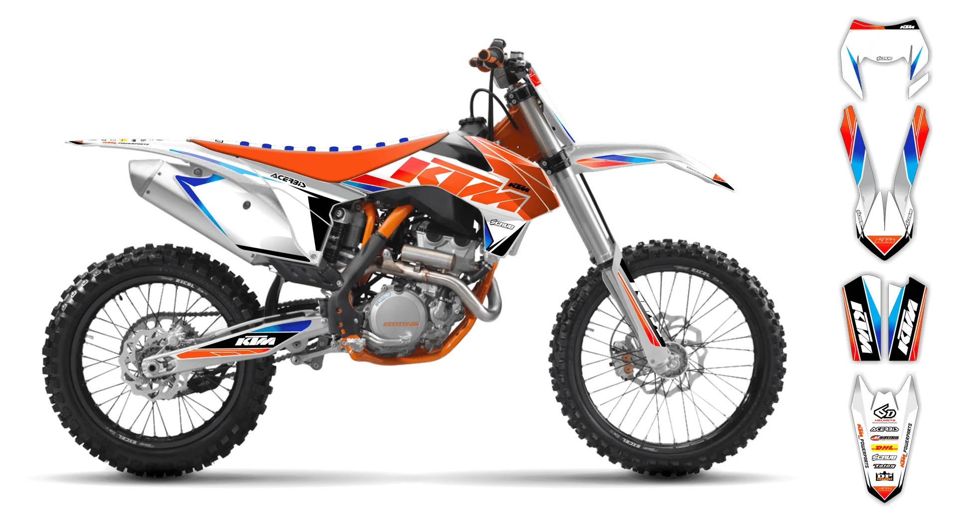 Graphics Kit - KTM - EXC EXC-F / XC-W XCF-W - 2012-2013 - K12 - LE