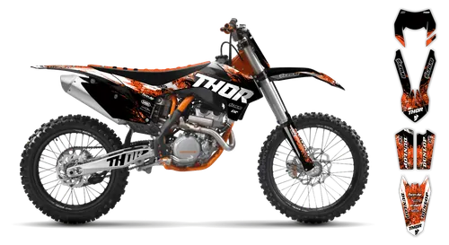 Graphics Kit - KTM - EXC EXC-F / XC-W XCF-W - 2012-2013 - Sledge - ST