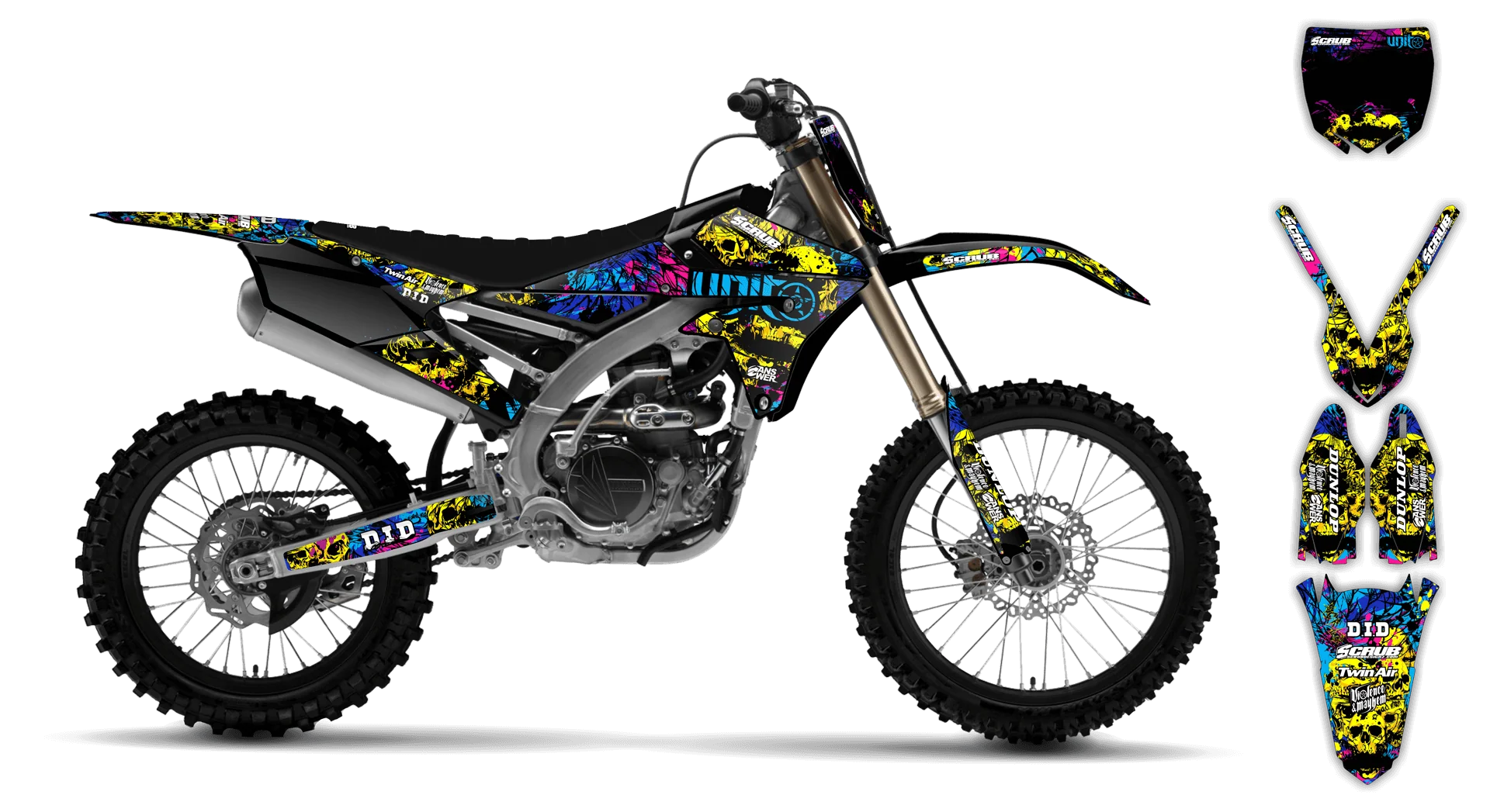 Graphics Kit - Yamaha - YZ450F - 2010-2013 - Wasabi - LE