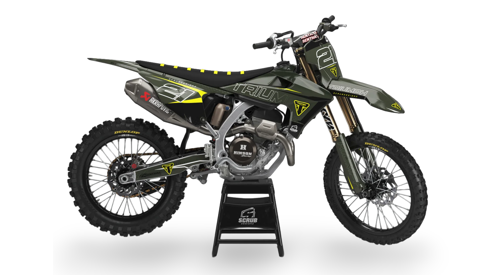 Graphics Kit - Triumph - TF 250-X - 2024-2025 - Hurricane - R3