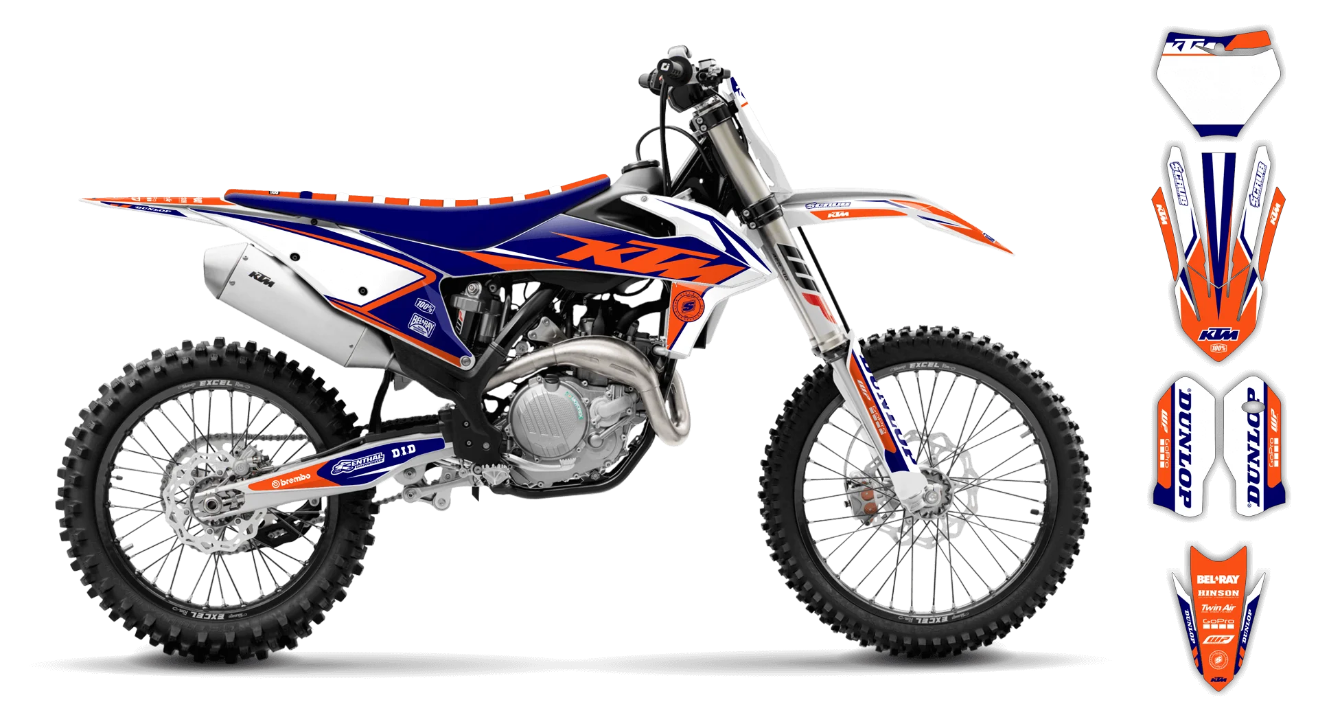 Graphics Kit - KTM - SX 50 - 2009-2015 - K17 - R2