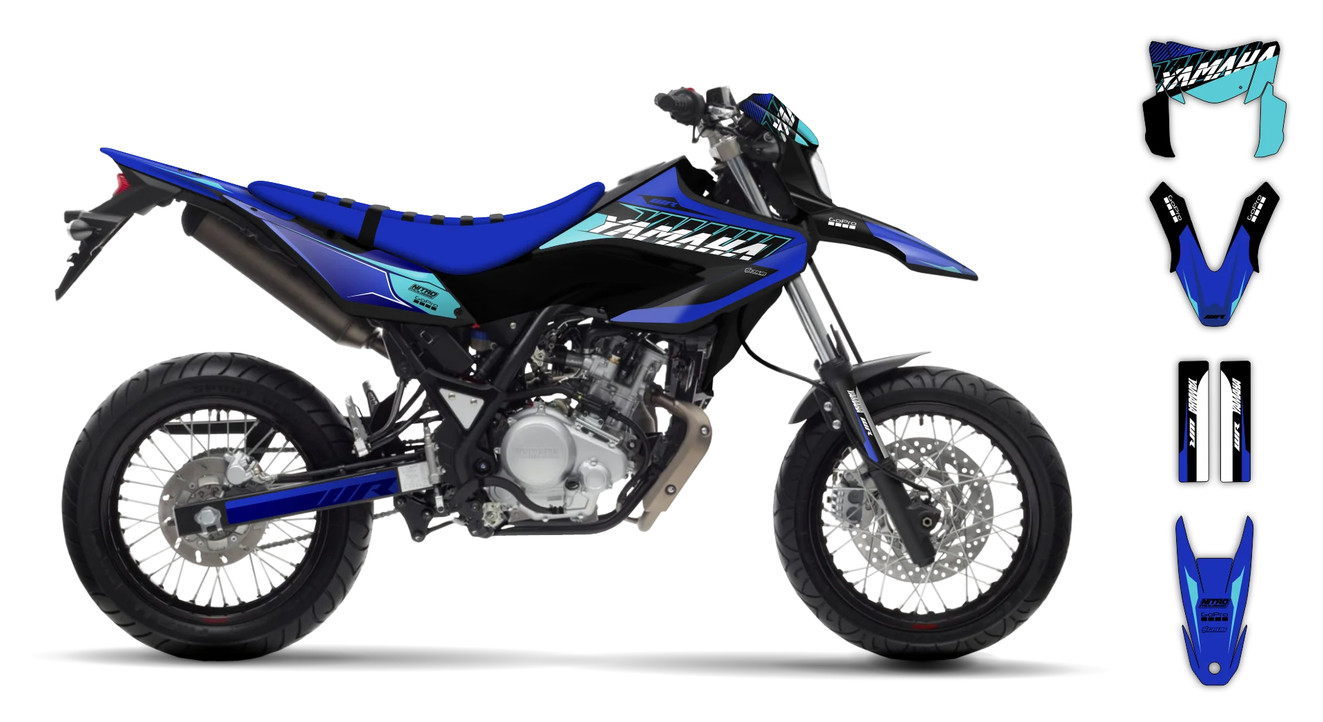Graphics Kit - Yamaha - WR 125R - 2009-2022 - SE1110 - R4