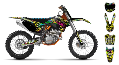 Graphics Kit - KTM - SX SX-F / XC XC-F - 1998-2000 - Wasabi - ST