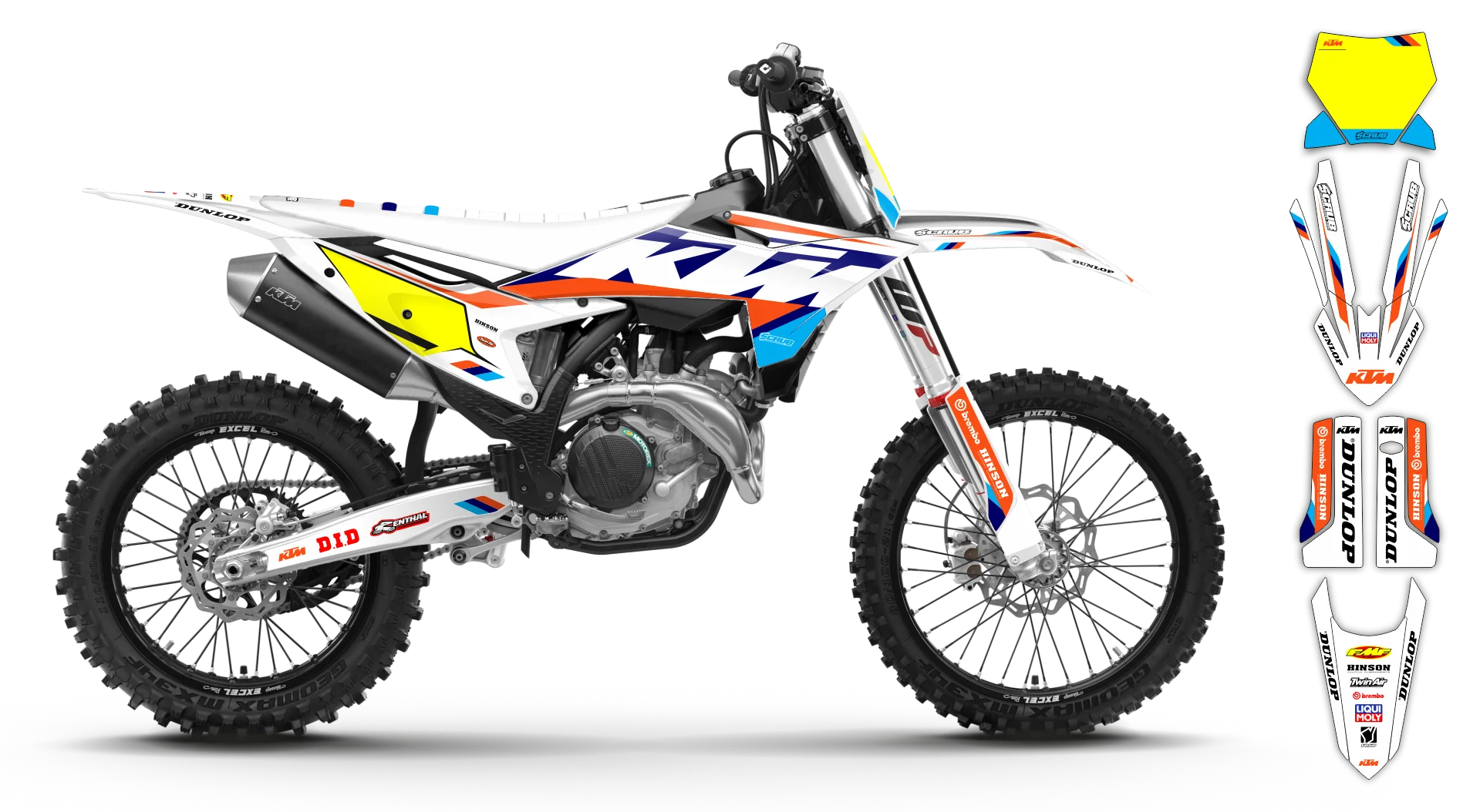 Graphics Kit - KTM - SX SX-F / XC XC-F - 2025 - K-SE1072 - R1