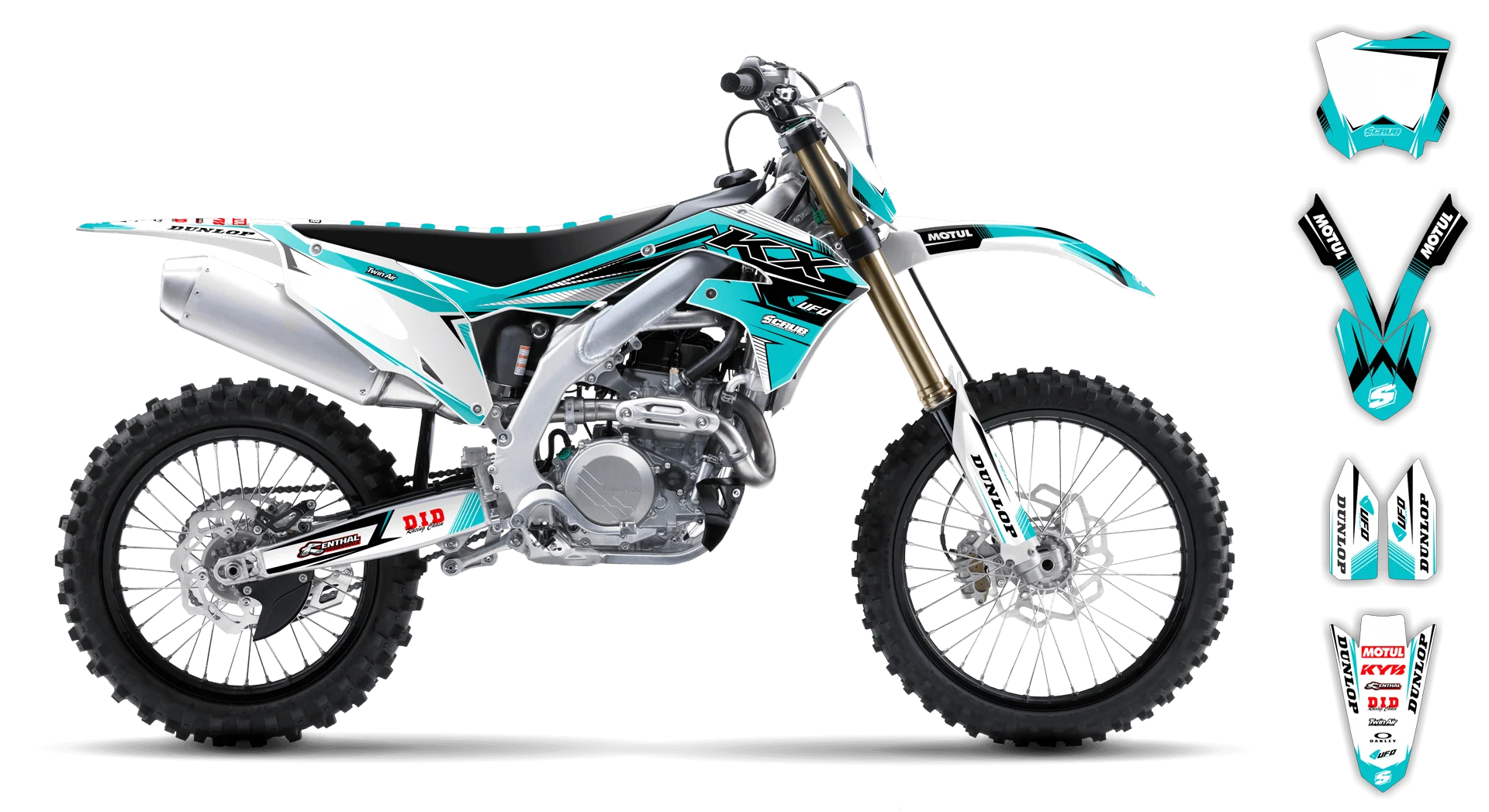 Graphics Kit - Kawasaki - KX 250F - 2021-2024 - SE1027 - R3