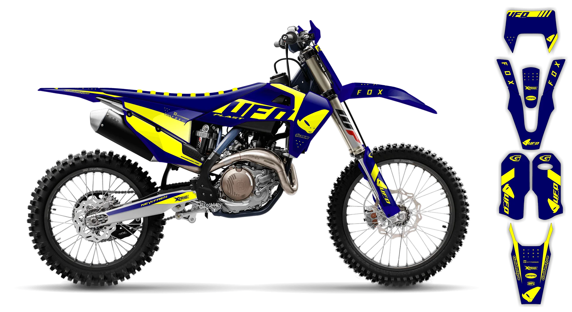 Graphics Kit - Husqvarna 14-> TE-FE Series - 2020-2023 - SE1061 - R1