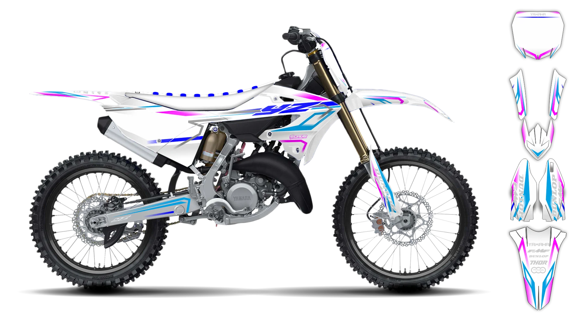 Graphics Kit - Yamaha - YZ 125 - 2022-2025 - SE1088 - R2