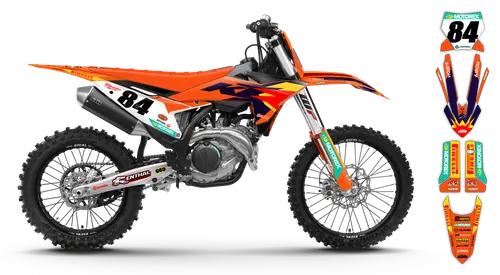 Graphics Kit - KTM - SX SX-F / XC XC-F - 2025 - Factory Replica 2024 - ST