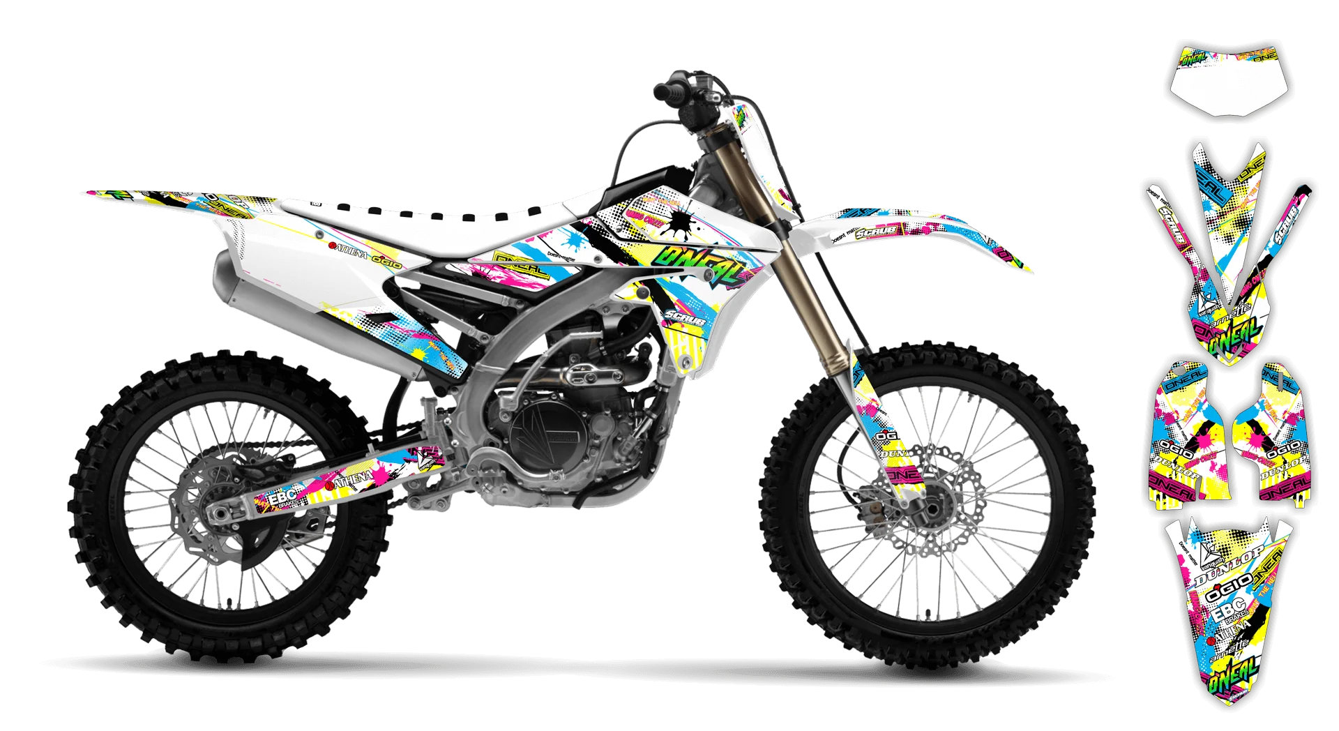 Graphics Kit - Yamaha - WR450F - 2016-2018 - H2 - LE