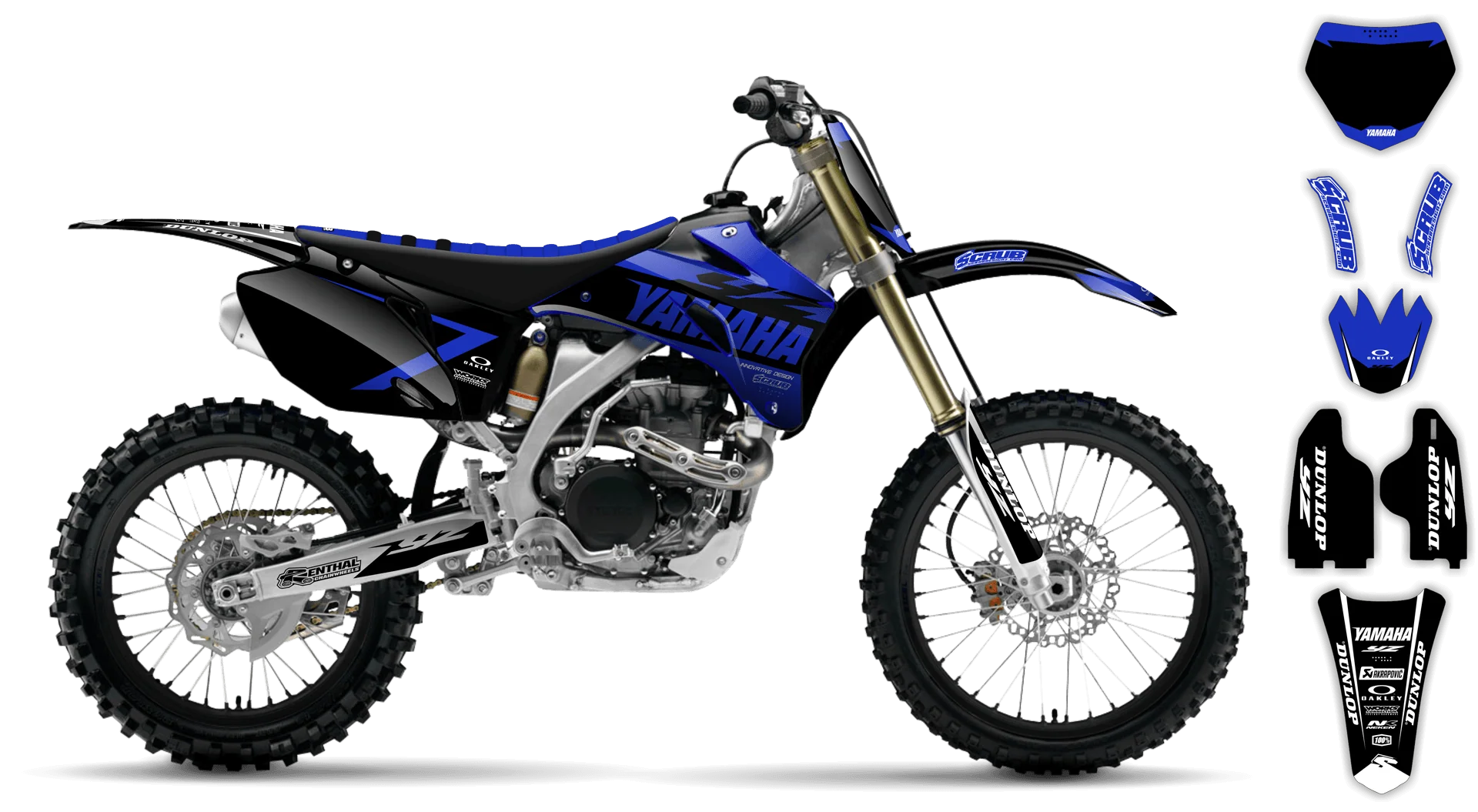 Graphics Kit - Yamaha - YZ250F - 2008-2009 - Corgis - LE