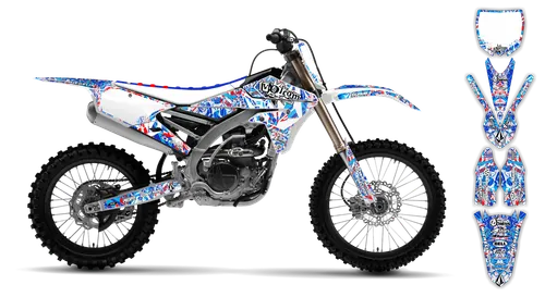 Graphics Kit - Yamaha - YZ450F - 2010-2013 - Volcom - ST