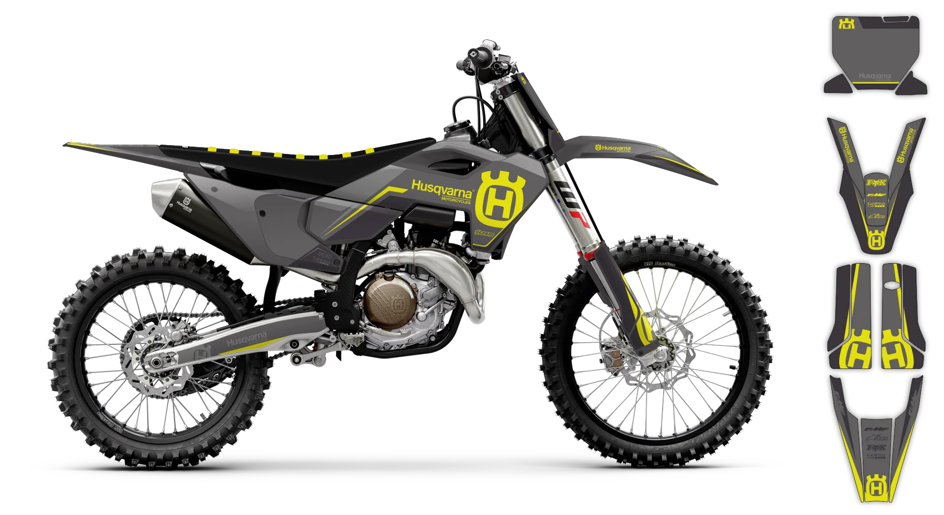 Graphics Kit - Husqvarna 14-> TC-FC-FX Series - 2023-2024 - SE1089 - R3