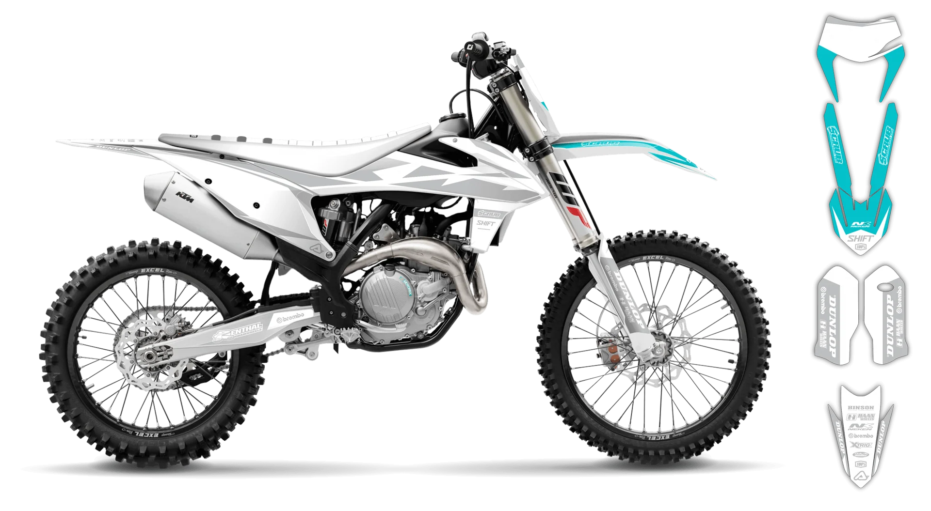 Graphics Kit - KTM - EXC EXC-F / XC-W XCF-W - 2020-2023 - SE1025 - R2