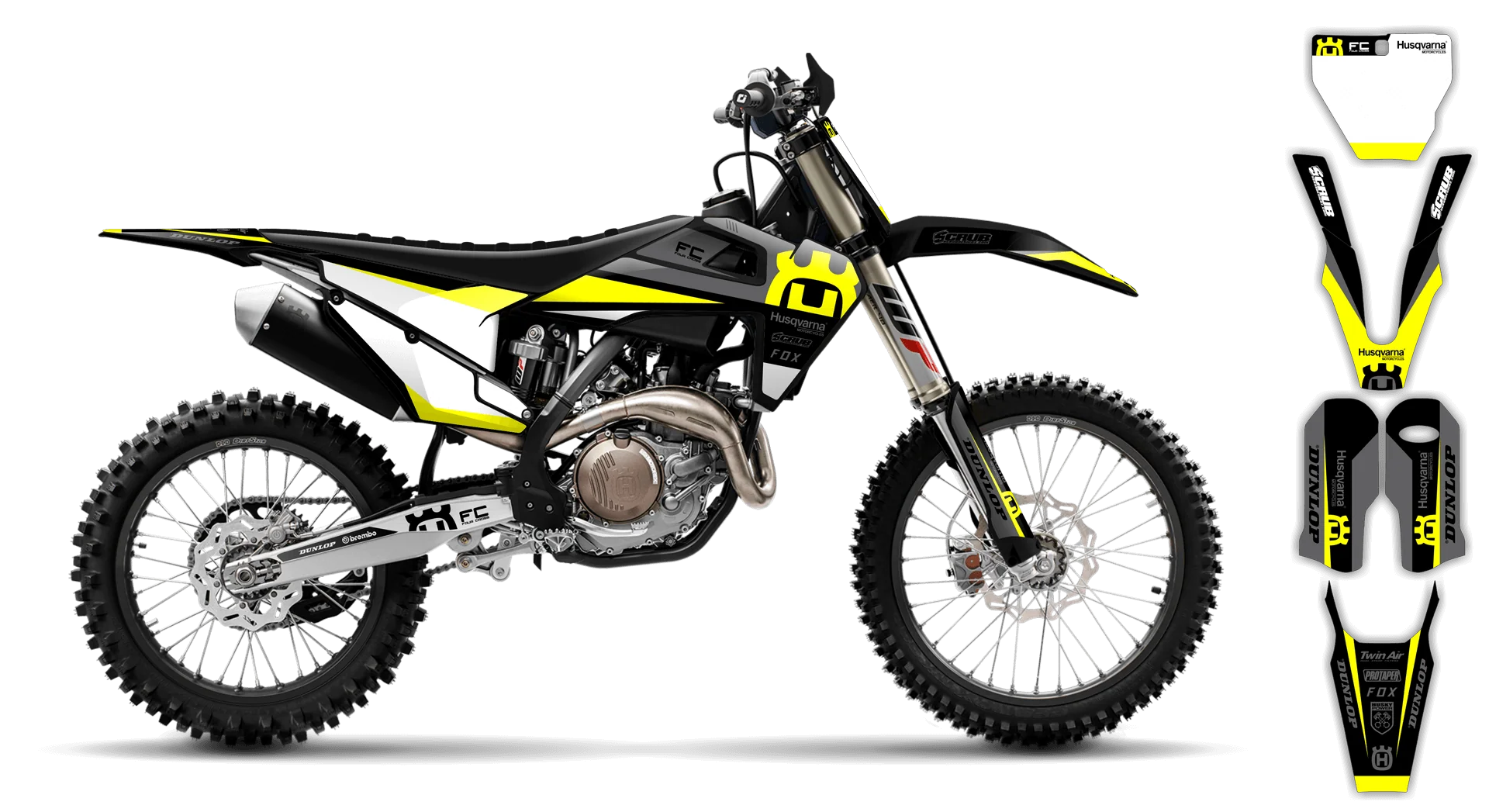 Graphics Kit - Husqvarna 14-> FS Series - 2023-2024 - H7 - R2