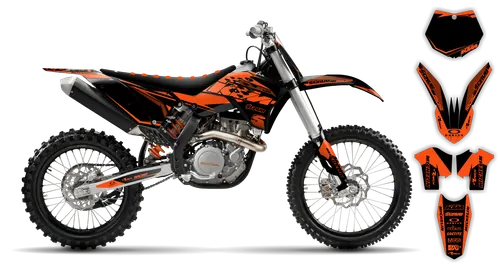 Graphics Kit - KTM - SX SX-F / XC XC-F - 2007-2010 - SE1039 - ST
