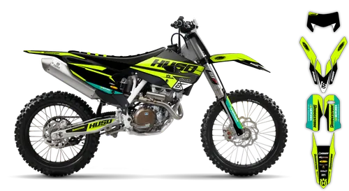 Graphics Kit - Husqvarna 14-> TE-FE Series - 2016 - Fluo SE1060 - ST