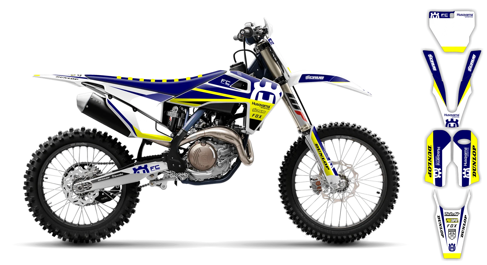 Graphics Kit - Husqvarna 14-> FS Series - 2023-2024 - H7 - LE