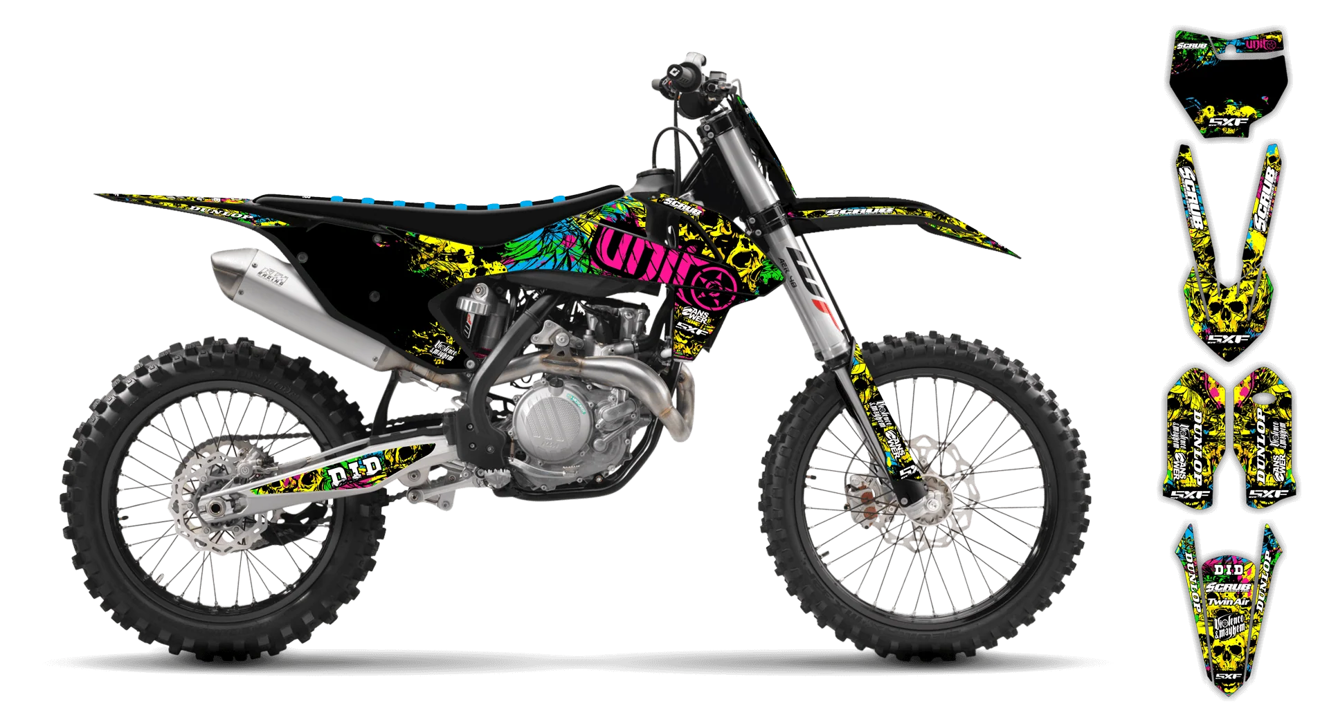 Graphics Kit - KTM - SX 50 - 2016-2023 - Wasabi - ST