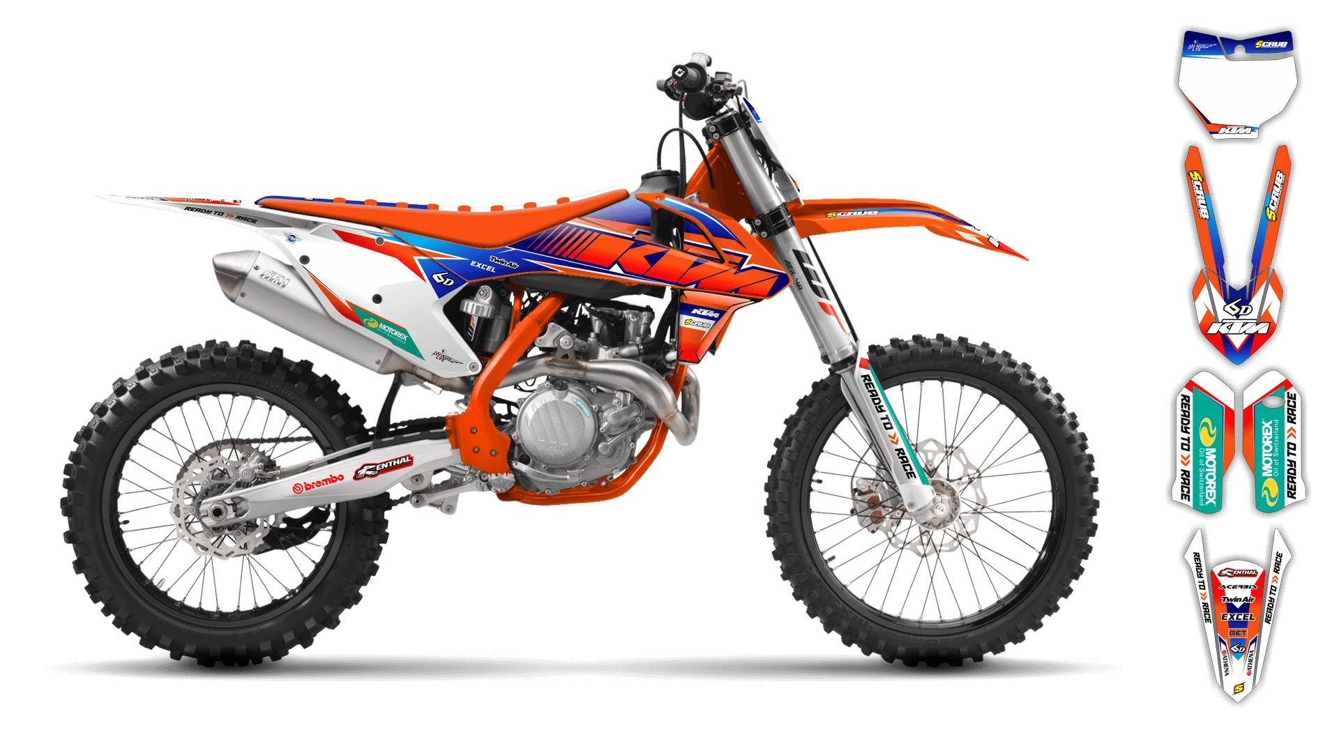 Graphics Kit - KTM - SX 50 - 2016-2023 - K9 - ST