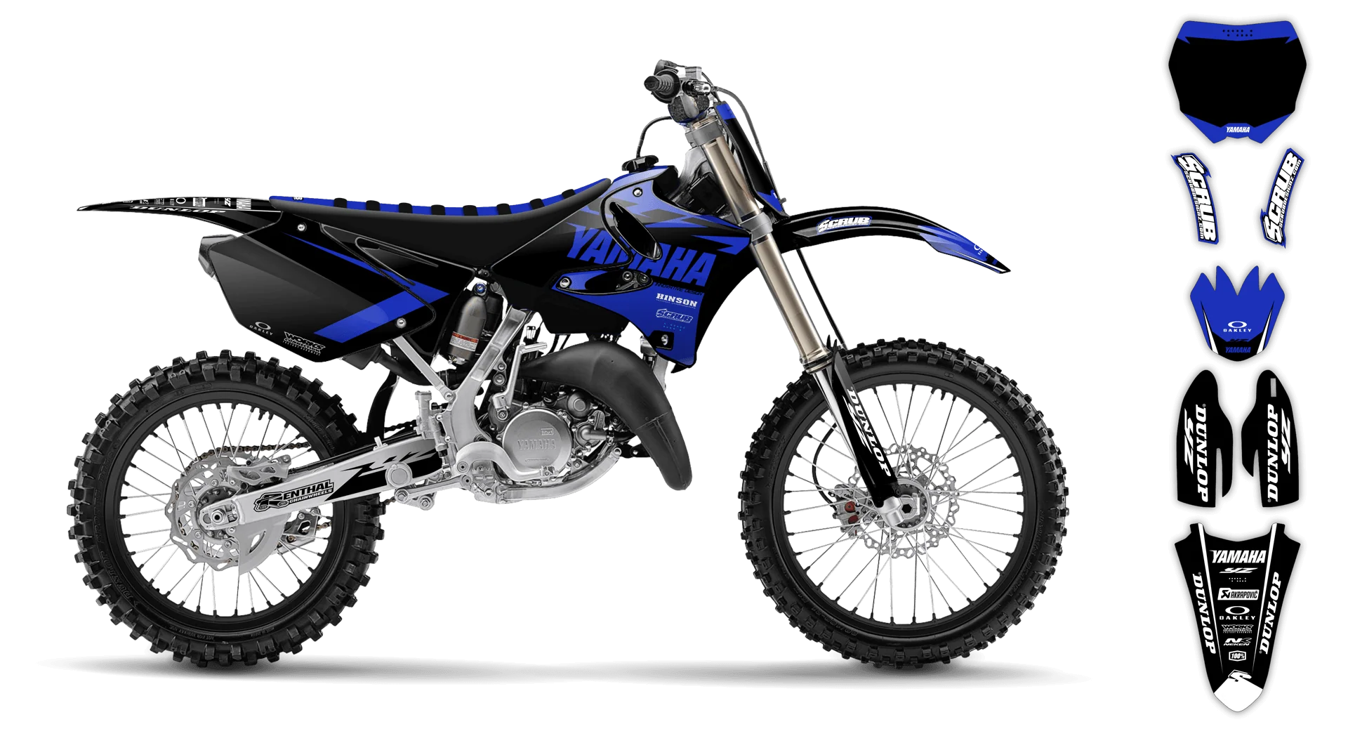 Graphics Kit - Yamaha - YZ 125 - 1993-1995 - Corgis - LE