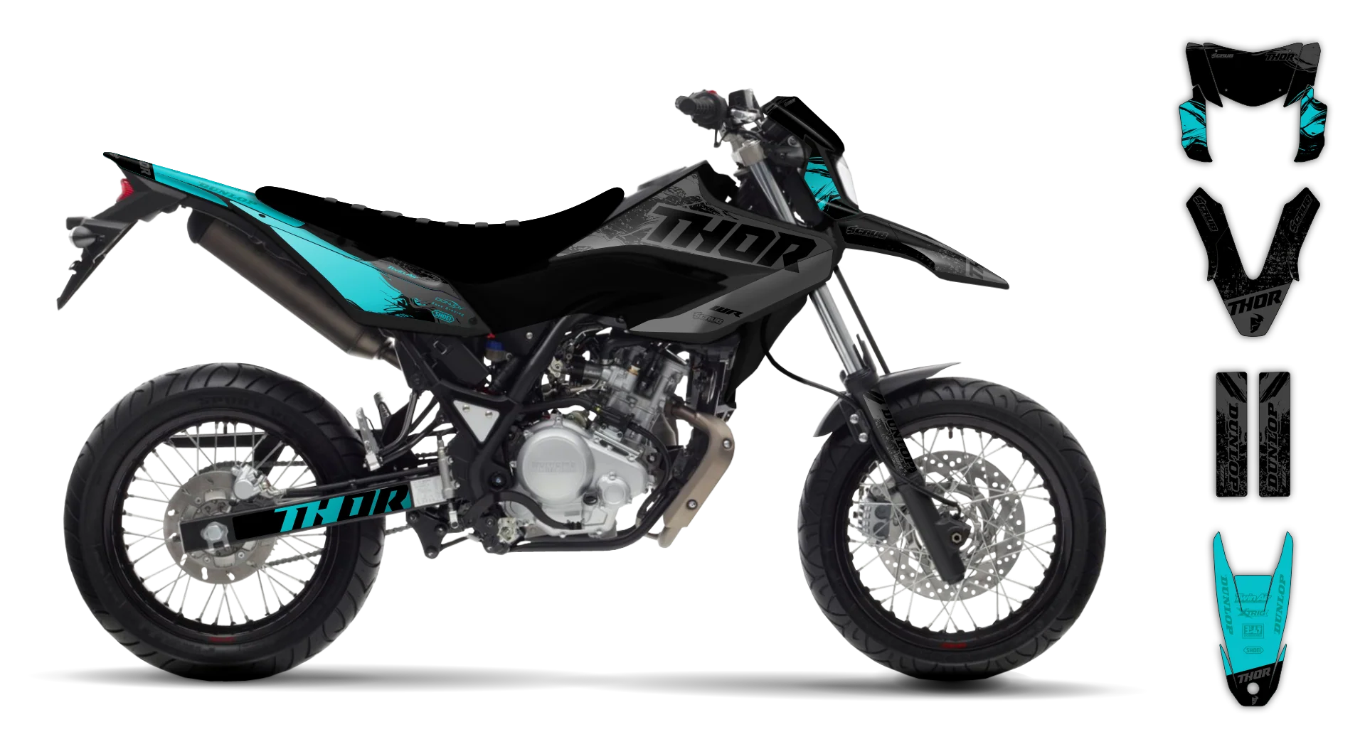 Graphics Kit - Yamaha - WR 125R - 2009-2022 - Sledge - R1