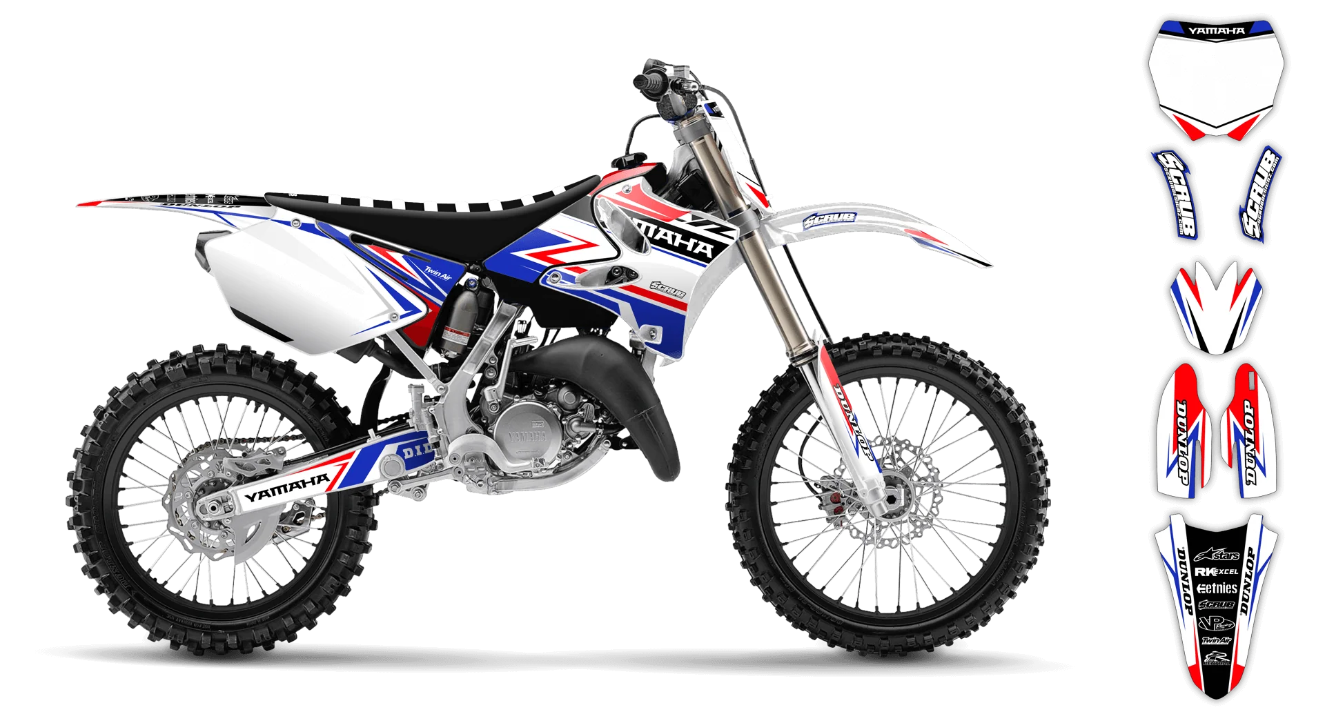 Graphics Kit - Yamaha - YZ 125 - 1993-1995 - Evolution - LE