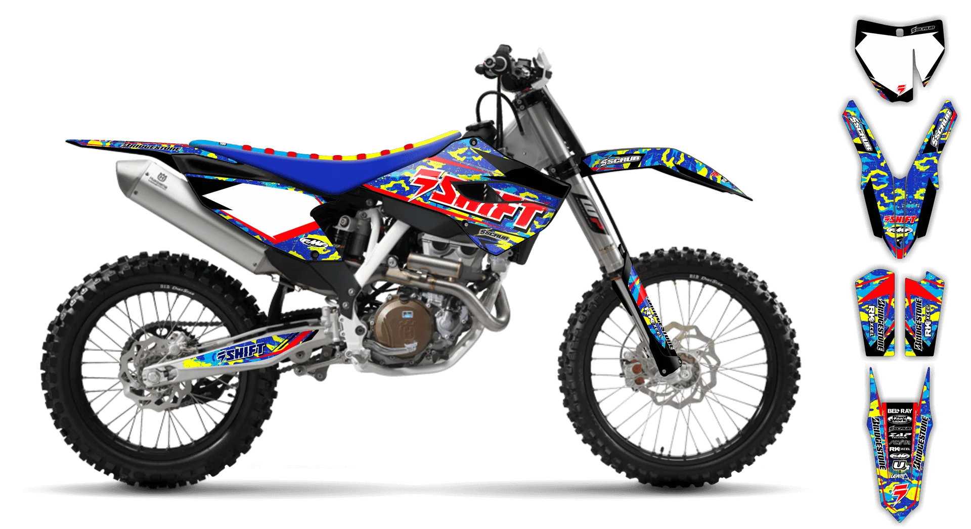 Graphics Kit - Husqvarna 14-> FS Series - 2014-2015 - Step Up - LE